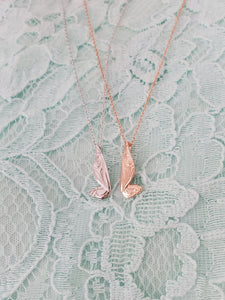 Best Friend Fairy Wing Necklaces
