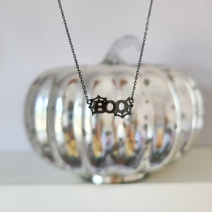 Boo Spider Web Necklace