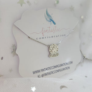 Snow Globe Castle Necklace