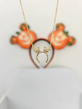 Load image into Gallery viewer, Pumpkin Ear Headband Necklace
