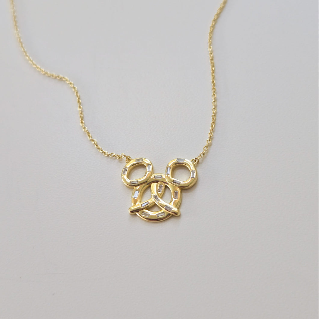 Salted Pretzel Necklace