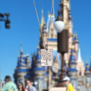 Kingdom Park Map Necklace