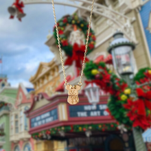 Load image into Gallery viewer, Mouse Snowman Necklace
