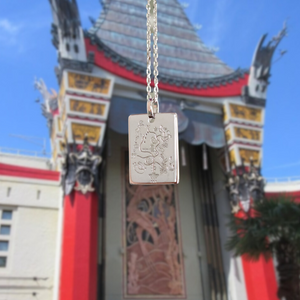 Hollywood Studios Park Map Necklace