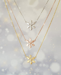 Crystal Snowflake Necklace