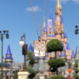 Kingdom Park Map Necklace