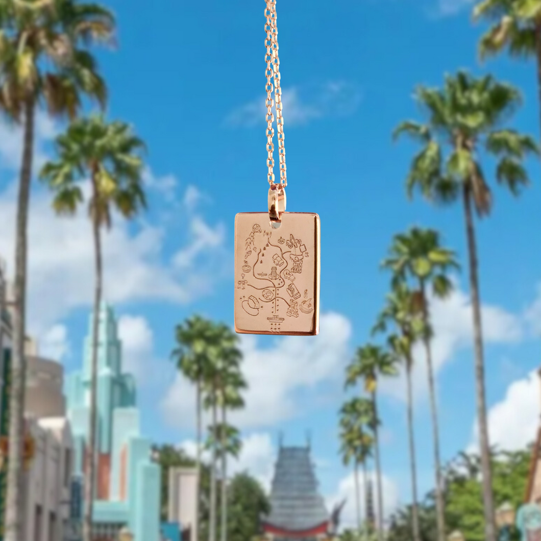 Studios Park Map Necklace