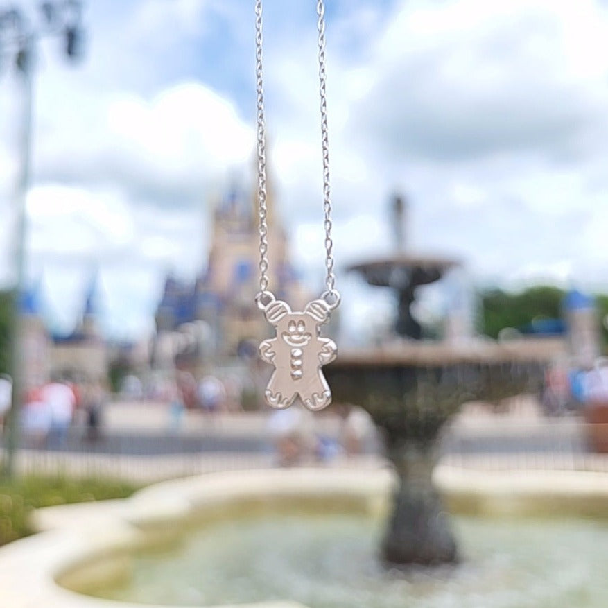 Gingerbread Mouse Necklace