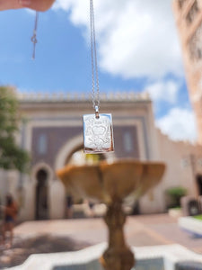 Around the World Park Map Necklace