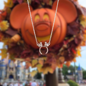 Pumpkin Ear Headband Necklace