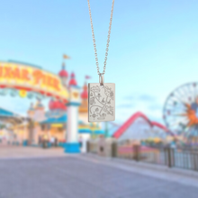 Load image into Gallery viewer, Adventure Park Map Necklace
