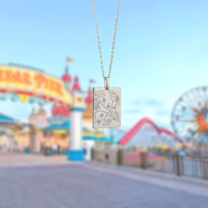 Adventure Park Map Necklace