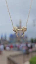Load and play video in Gallery viewer, PREORDER Fireworks Mickey Ears Necklace

