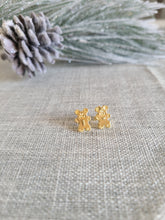 Load image into Gallery viewer, Gingerbread Mickey &amp; Minnie Earrings
