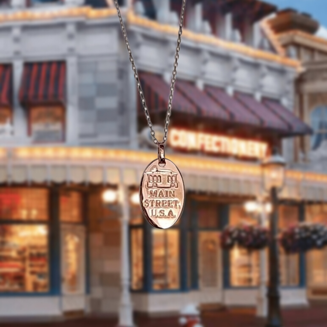 Main Street USA Trolley Necklace